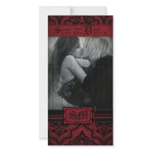 Gótico Vermelho e Gótico de Damasco Preto Salve a 