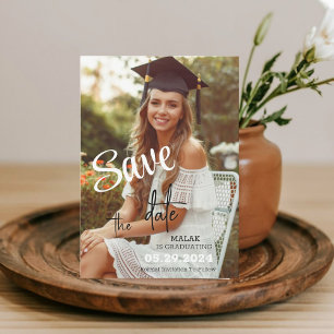 Reserve A Data Graduação de Foto Modern Boho
