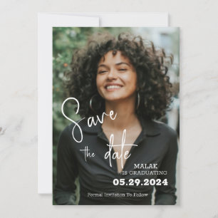 Reserve A Data Graduação personalizada de fotos