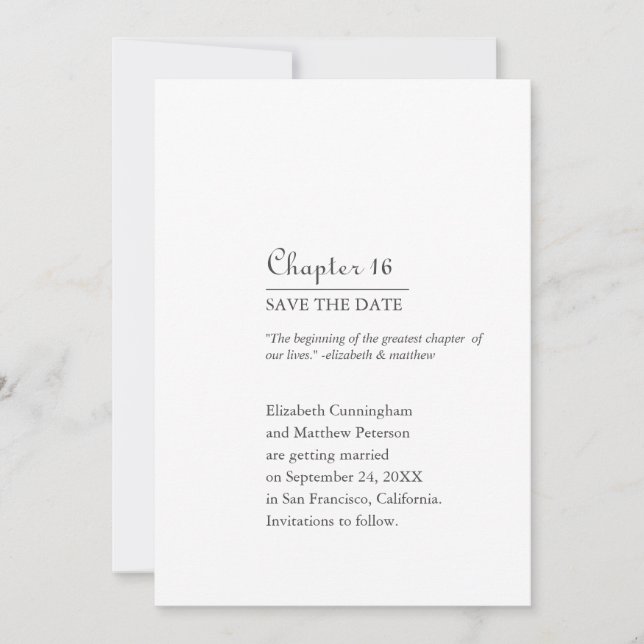 Reserve A Data Grande Capítulo das Nossas Vidas | Formato de Livr (Frente)