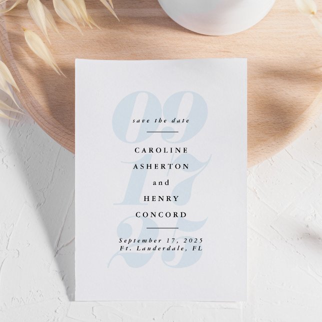 Reserve A Data Grande data grande foto azul (Criador carregado)