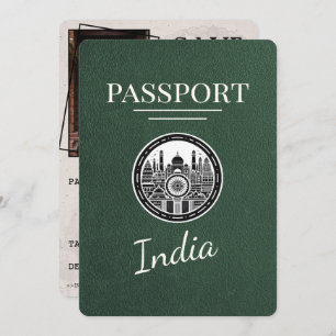 Reserve A Data Green India Passport Salvar a data