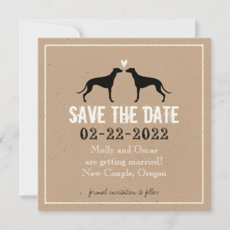 Reserve A Data Greyhounds Casamento Salve a Data