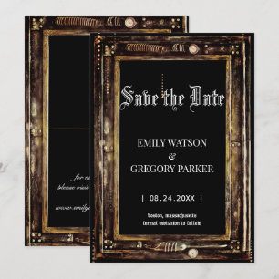 Reserve A Data Grunge Patina Vintage plano de fundo Salvar a Data