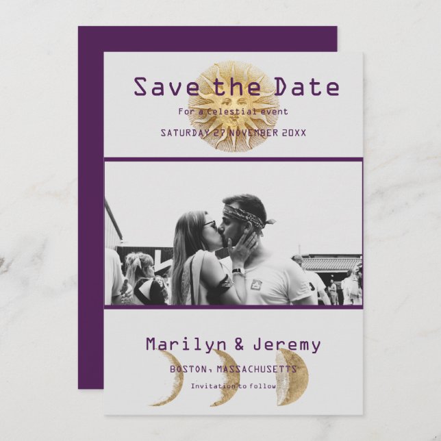 Reserve A Data Grunge Photo Purple Zodiac Flat Salvar Data (Frente/Verso)