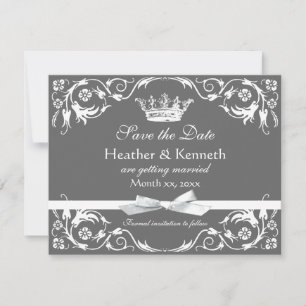 Reserve A Data Guardar a Data Coroa em Branco