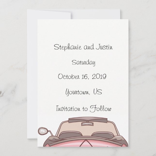 Reserve A Data Guardar A Data Do Carro Convertível (Frente)