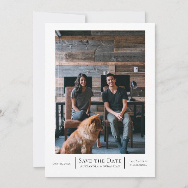 Reserve A Data Guardar O Casamento Branco Da Cinza De Data Person (Frente)