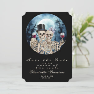 Reserve A Data Hallowen Gothic Skulls Tarot O Casamento Dos Amant