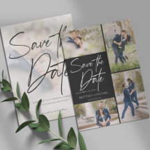 Hand Lettered Image Collage Black