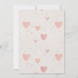 Reserve A Data Heart Pattern Save the Date Card