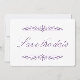 Reserve A Data Hibisco Estilo Regência Elegante Salve a Data
