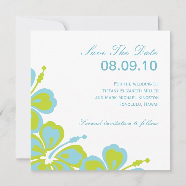 Reserve A Data Hibiscus Delight, Salve A Data, 08.09.10, Para ... (Frente)