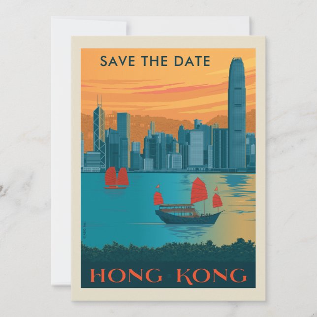 Reserve A Data Hong Kong | Salvar a data (Frente)