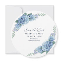 Hortênsia Azul Save The Dates