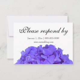 Reserve A Data Hydrangeas roxas lavandas Flores roxas RSVP