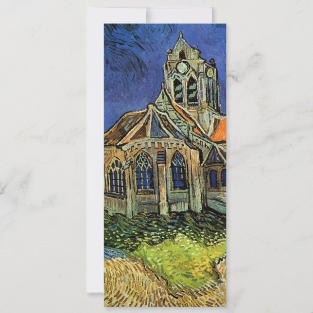 Reserve A Data Igreja em Auvers de Vincent van Gogh Casamento (Frente)