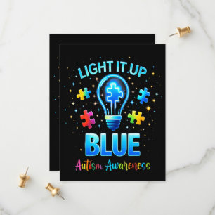 Reserve A Data Ilumine de Azul Conscientização do Autismo Autista