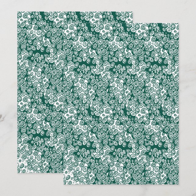 Reserve A Data Ilusão Óptica 3D – Arte Abstrata Geométrica Poste (Frente/Verso)