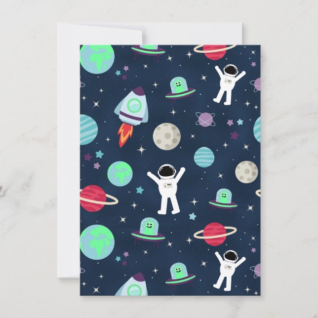 Reserve A Data ilustração de padrão espacial (Frente)