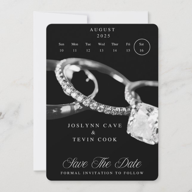 Reserve A Data Ímã de Lembrete - Marque em sua Agenda (Frente)