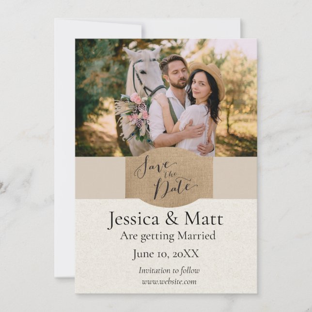 Reserve A Data Imagem do País Salvar a Data (Frente)