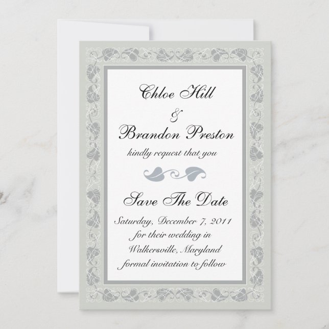 Reserve A Data Impor Vinhas Salvar a Data (Frente)