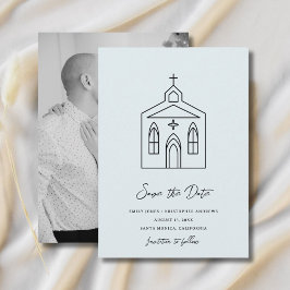 Reserve A Data Indo para a Capela Foto Casamento