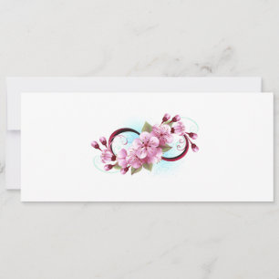 Reserve A Data Infinidade com Flores de Flor Sakura