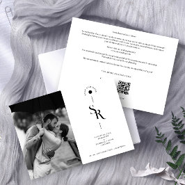 Reserve A Data Iniciais de casamento delicadas e requintadas em p