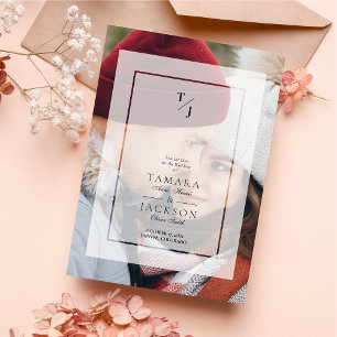 Reserve A Data Iniciais de Efeito de Transparência do Vellum Casa