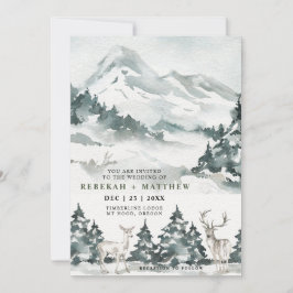 Reserve A Data Inverno Floral Watercolor | A data de salvamento d