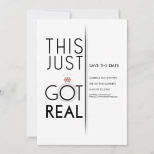 Reserve A Data Isso Acabou De Ficar Real   Engraçado Salvar a Dat