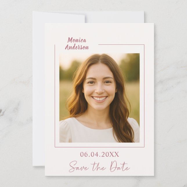 Reserve A Data Ivory rose gold photo birthday (Frente)