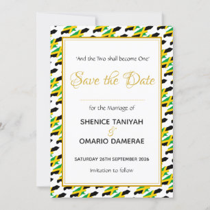 Reserve A Data JAMAICA Casamento Celebração Costume Cristão