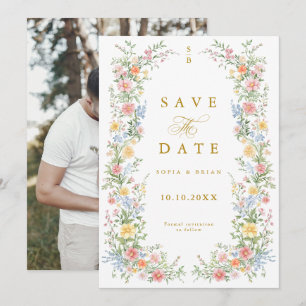 Reserve A Data Jardim de Primavera Ornado com Pastel Suave Boda d