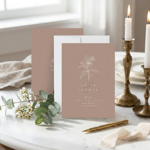Reserve A Data Jardim Lavado pelo Sol Rosa Marrom Casamento ID128
