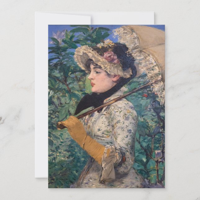 Reserve A Data Jeanne (Primavera) Por Édouard Manet (Frente)