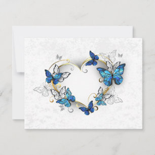 Reserve A Data Jewelry Heart with Butterflies Morpho