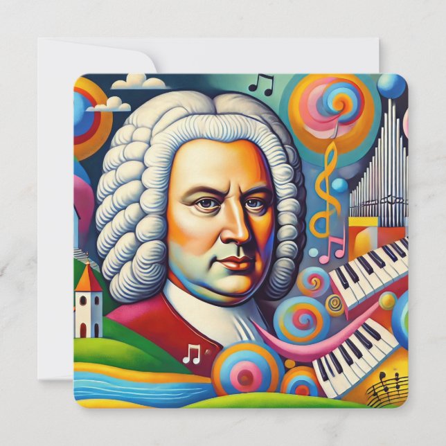 Reserve A Data Johann Sebastian Bach Portrait (Frente)