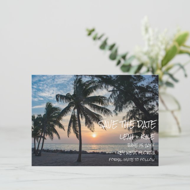 Reserve A Data Key West, Florida Sunset Destination Wedding  (Em pé/Frente)
