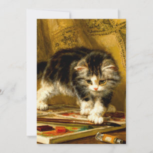 Reserve A Data Kitten com pintura e escovas