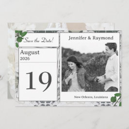 Reserve A Data Lace branco e Rosa salvam a placa de data