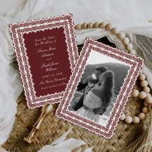 Lace Doily Vintage Style Photo Wedding