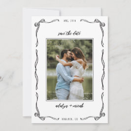 Reserve A Data Laços pequenos caprichosos pretos e brancos