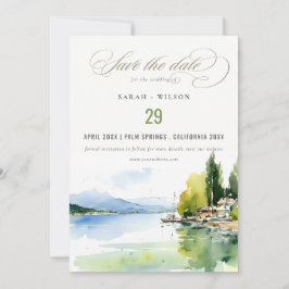 Reserve A Data Lake Geneva Switzerland Watercolor Scape Wedding
