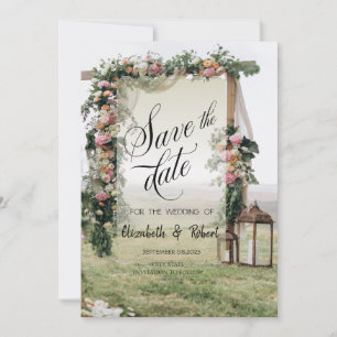 Reserve A Data Lâmpada de Árvore de Casamento Save The Date