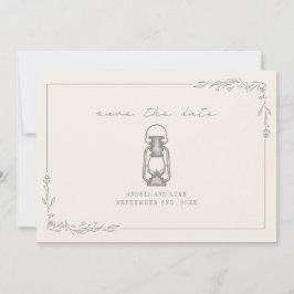 Reserve A Data Lâmpada Rústica Vintage Casamento Ametista