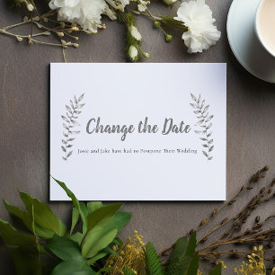 Reserve A Data Lápis desenhado e ramificação mudam a data