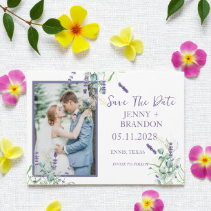 Reserve A Data Lavanda Eucalyptus Herbs Foto Floral